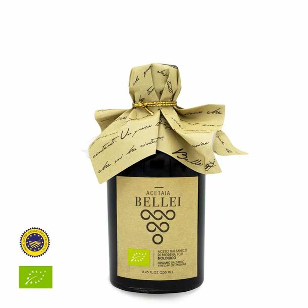 Bio Aceto Balsamico di Modena I.G.P., Etichetta Marrone, Bellei