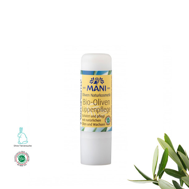 Mani Organic Olive Lip Balm, Organic 4.8g