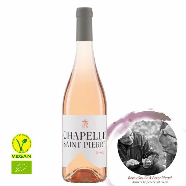 Chapelle Saint Pierre, Rosé 2022, organic 0,75L