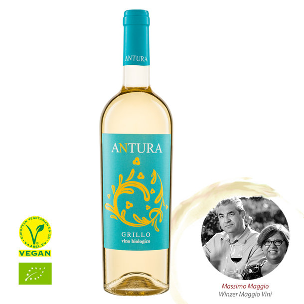 Grillo ANTURA Sicilia DOP, Bio, 0,75l