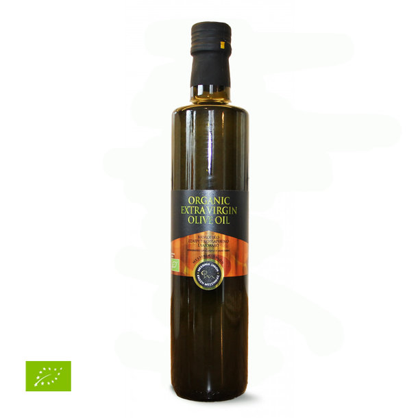500ml Flasche Kalamata Olivenöl, extra nativ, Messinia Union, bio