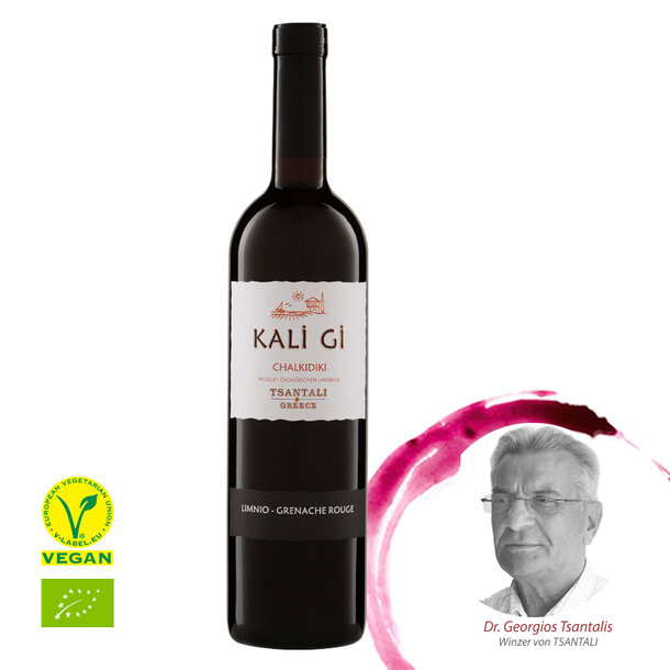 KALI GI Rot Chalkidiki ggA, organic, 0,75l