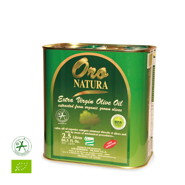 Oro Natura Extra Virgin Olive Oil, 2,5 l