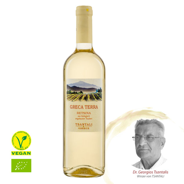 0,75l TERRA, GRECA Retsina Bio,