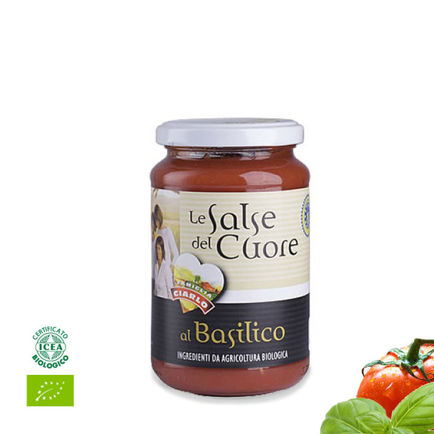 Passata al Basilico, Tomato Sauce with Basil, organic, 340g