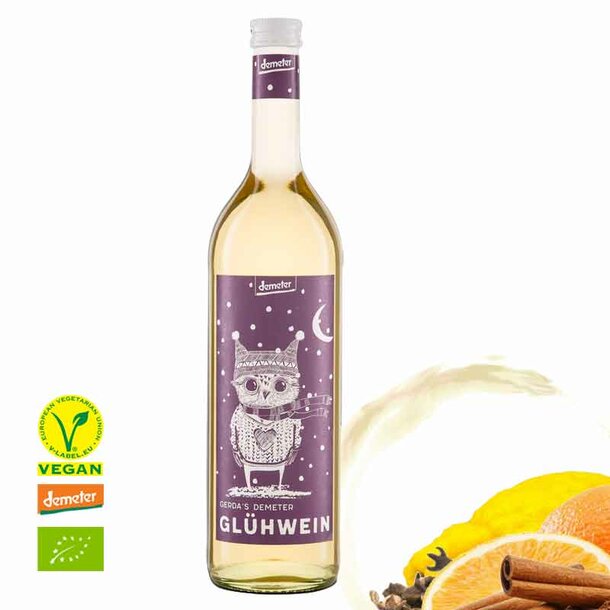 Gerda's Demeter Mulled Wine, White, organic