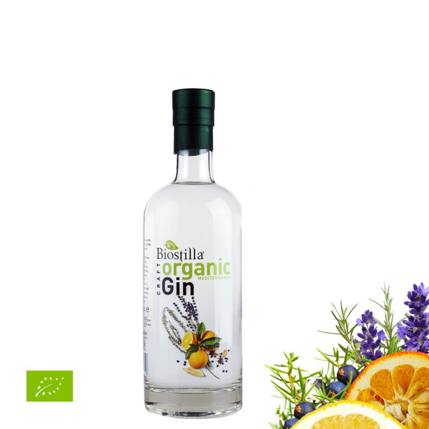 Biostilla Mediterraneo Premium Gin, Südtirol, Bio, 0,7l