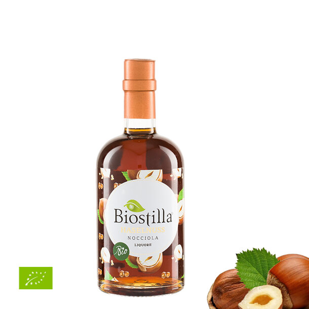 Biostilla Nocciola Hazelnut liqueur, organic, 0,5l
