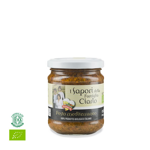 Pesto Mediterraneo (Rosso), Tomatenpesto, Bio, 180g