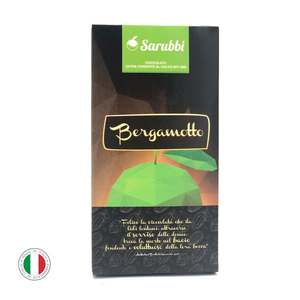 Extra Dark Chocolate with Bergamot, Cioccolato extra-fondente al bergamotto, 100g