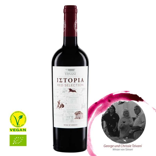 IΣTOPIA, Istoria Red Selection PGI, Bio, 2021 Tzivani, 0,75l