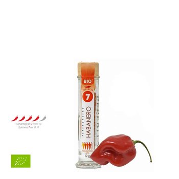 Habanero Pulver, Red Savina, rot, Bio, Demeter, 12g