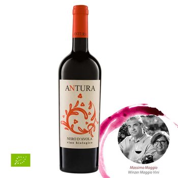 Nero d\'Avola ANTURA Sicilia DOP, Bio, 0,75l