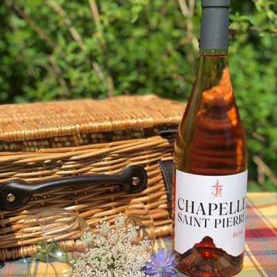 Organic rosé wine